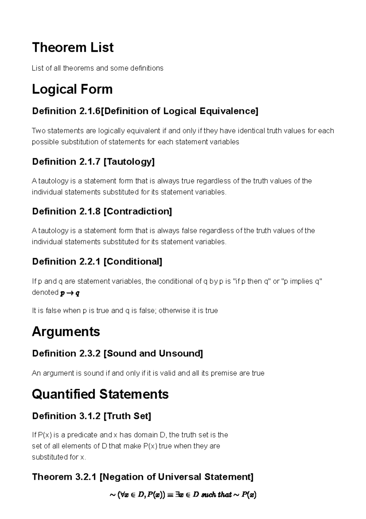 Theorem List Theorem List List Of All Theorems And Some Definitions theorem-list-theorem-list-list-of-all-theorems-and-some-definitions