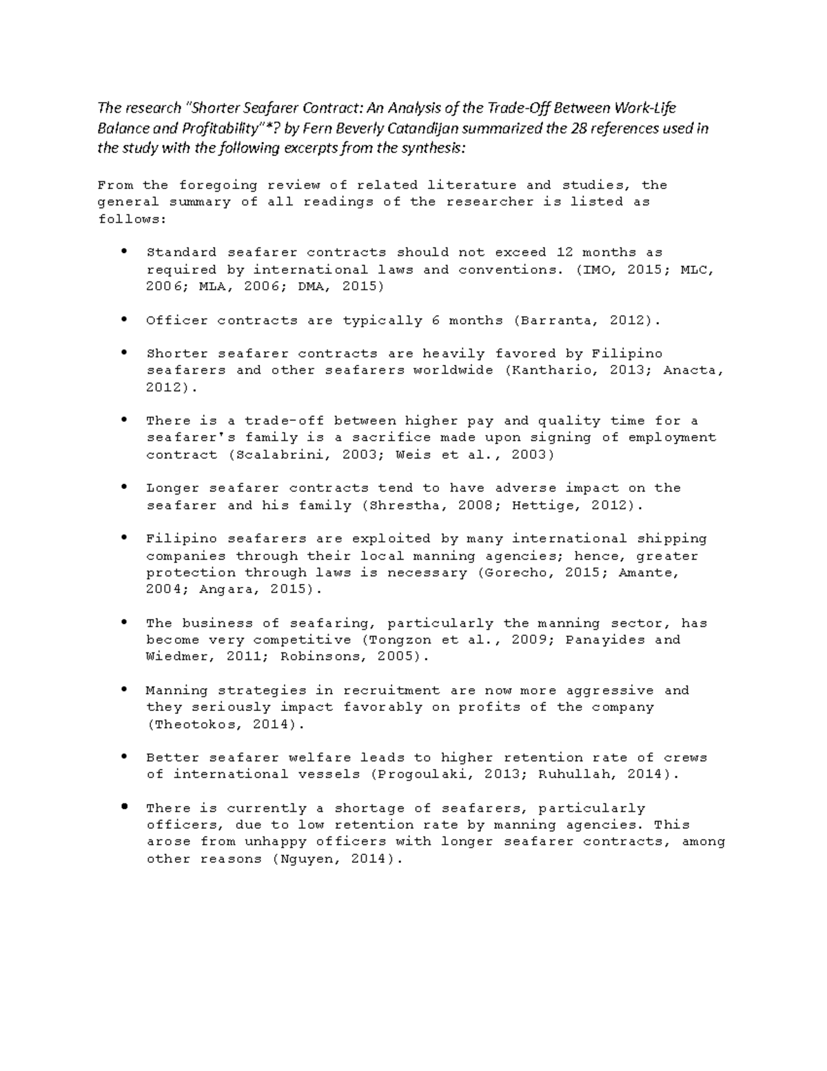 CM 03 Illustration Synthesis Related Literature - The research 