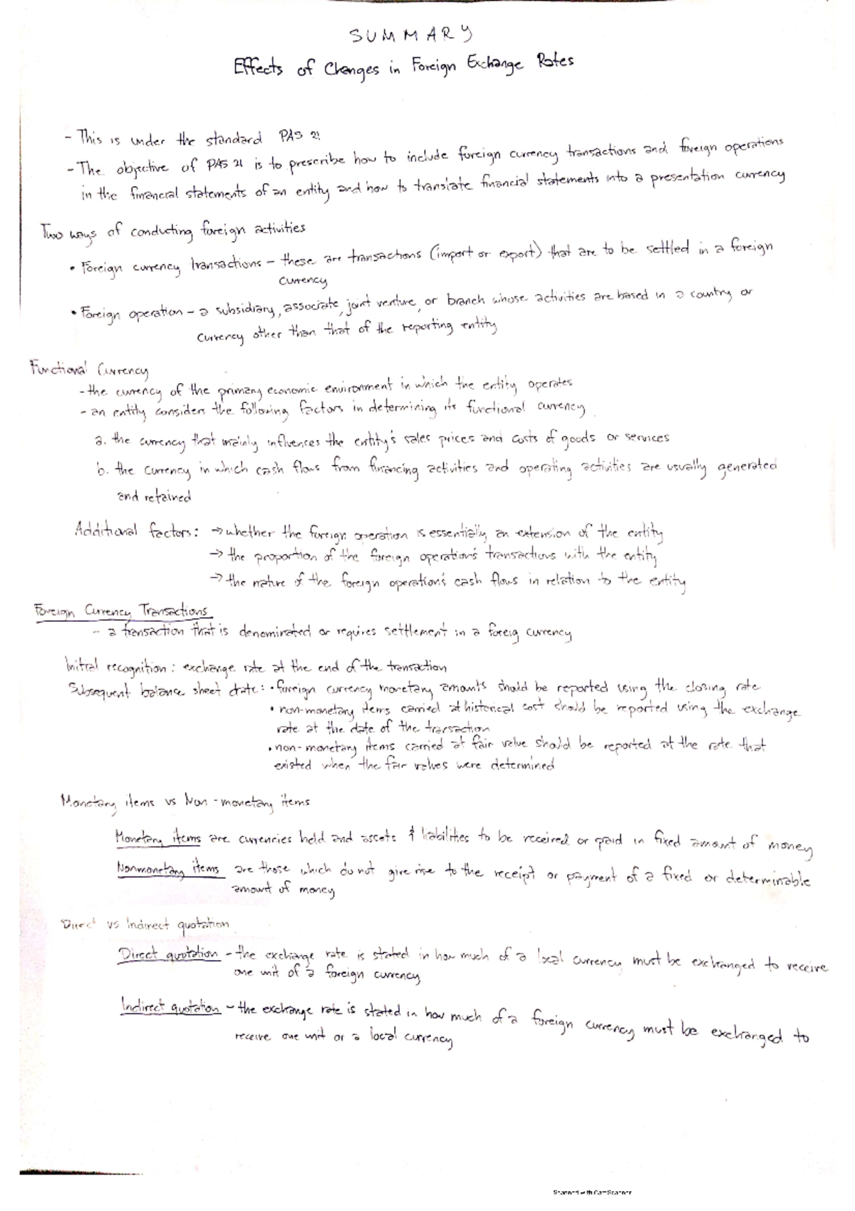 Business Combination Summary Managent Accounting Studocu