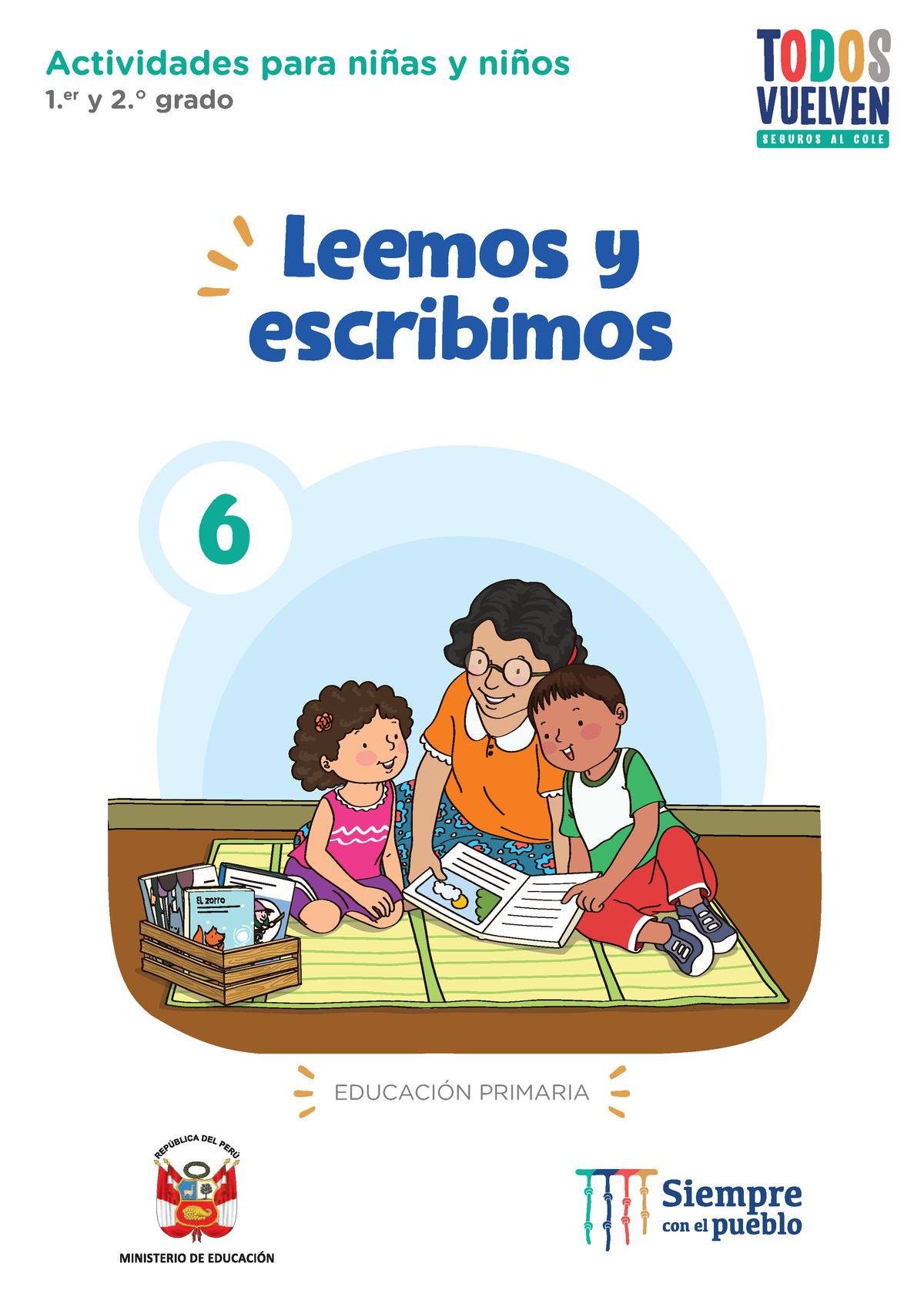 Leemos Y Escribimos 6 Actividades Para Niñas Y Niños 1er. Y 2.° Grado ...