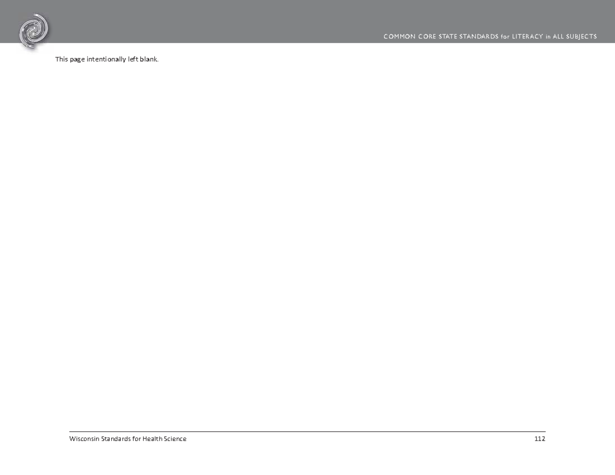 Hs standards part 18 - This page intentionally left blank. Table of ...