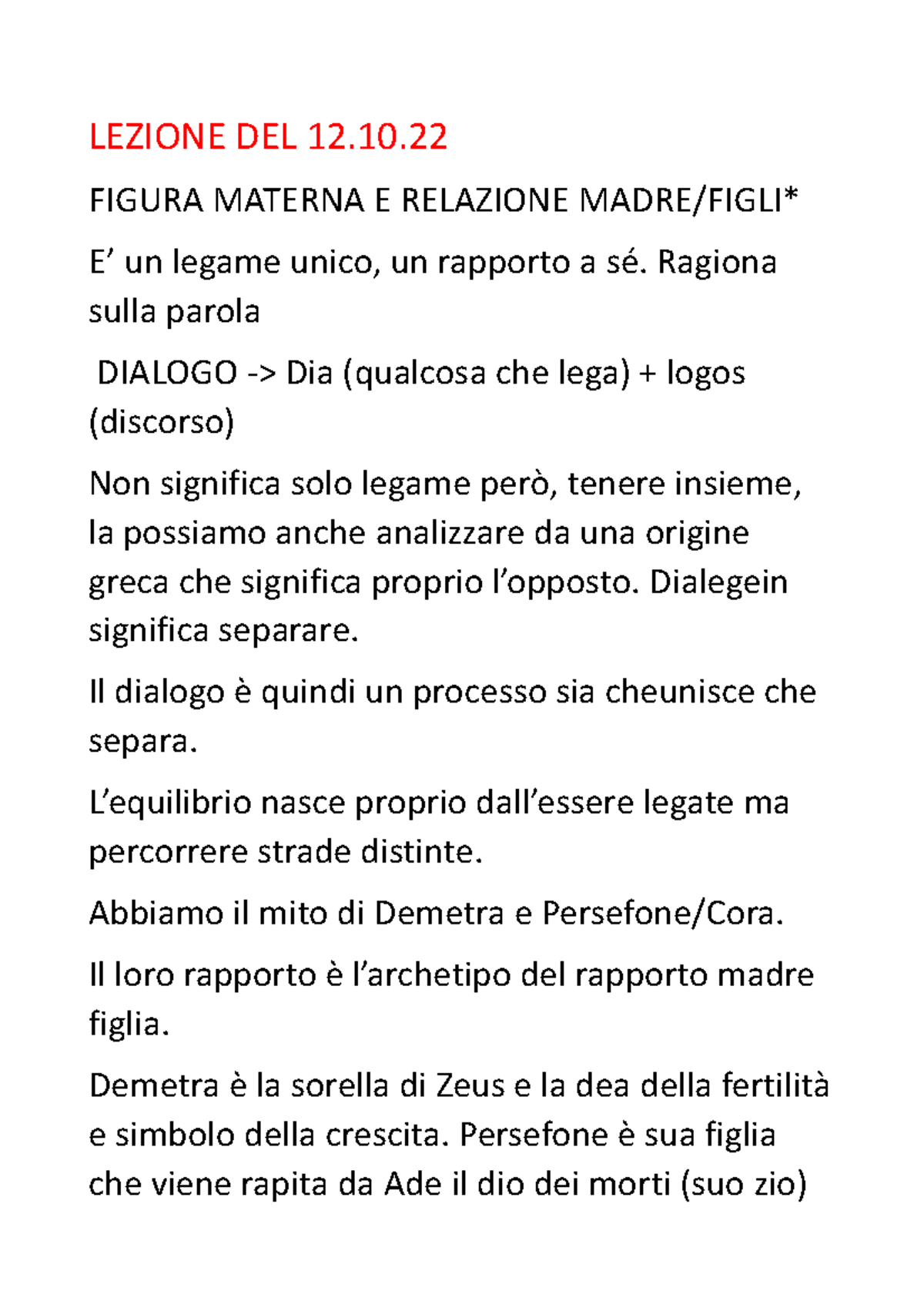 e dammi figli e oscenità