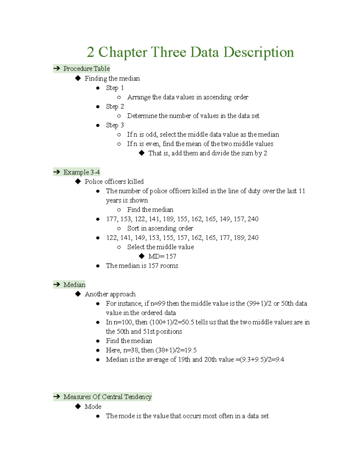 2 CH 3 data description - 2 Chapter Three Data Description Procedure ...
