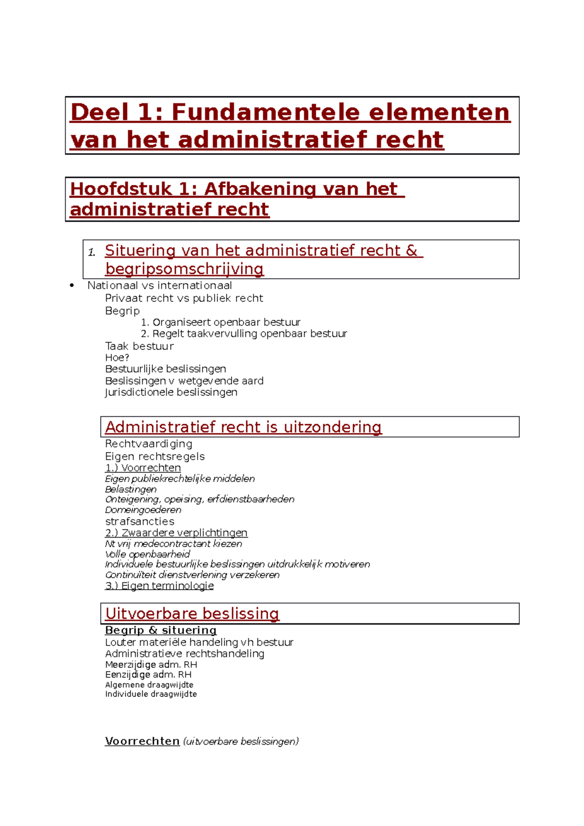 Samenvatting Praktisch Administratief Recht - Praktisch Administratief ...