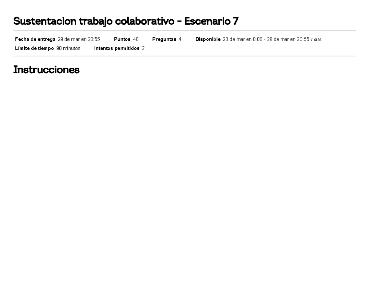 Escenario 7 Herramientas PARA LA Productividad - Sustentacion Trabajo ...