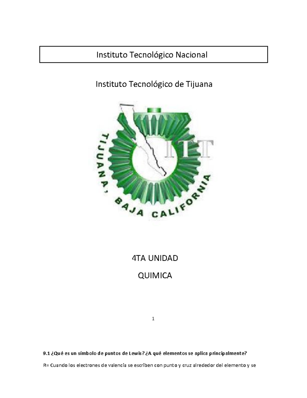 Ejercicios Raymond Quimica Mec 1026 Tectijuana Studocu