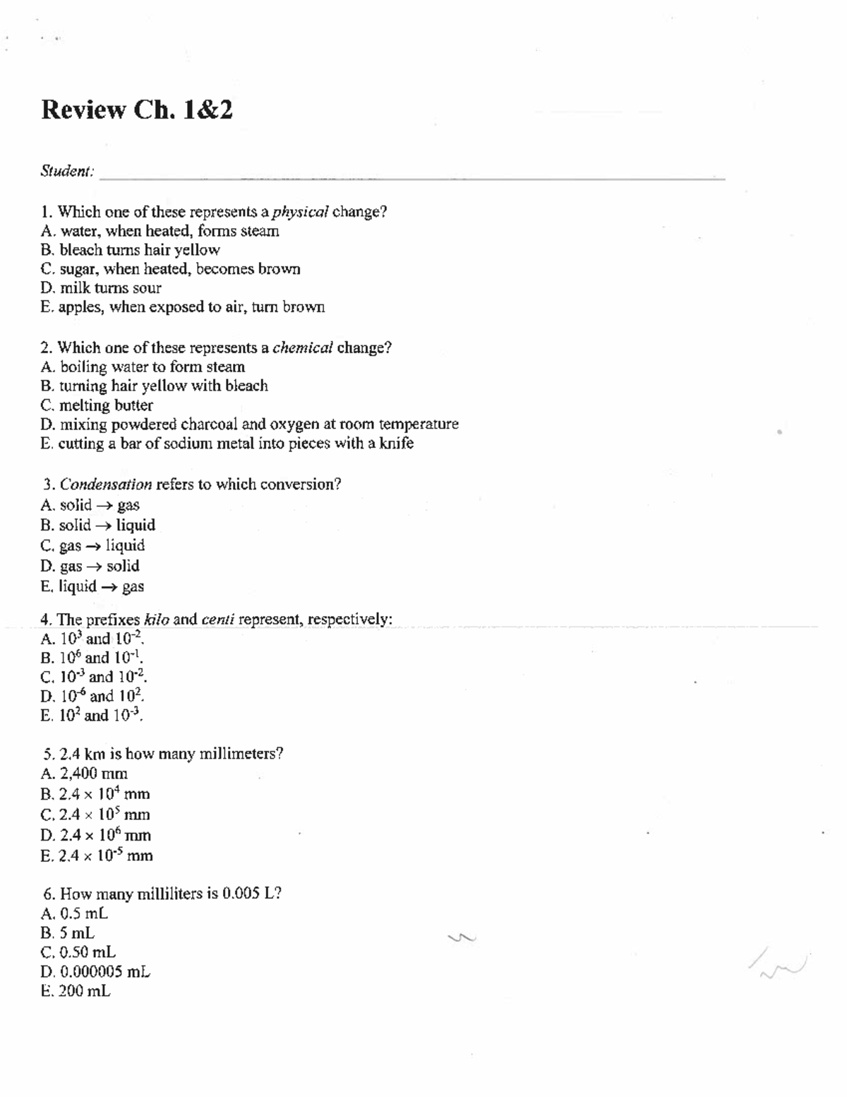 Review ch 1 and 2 - Studocu