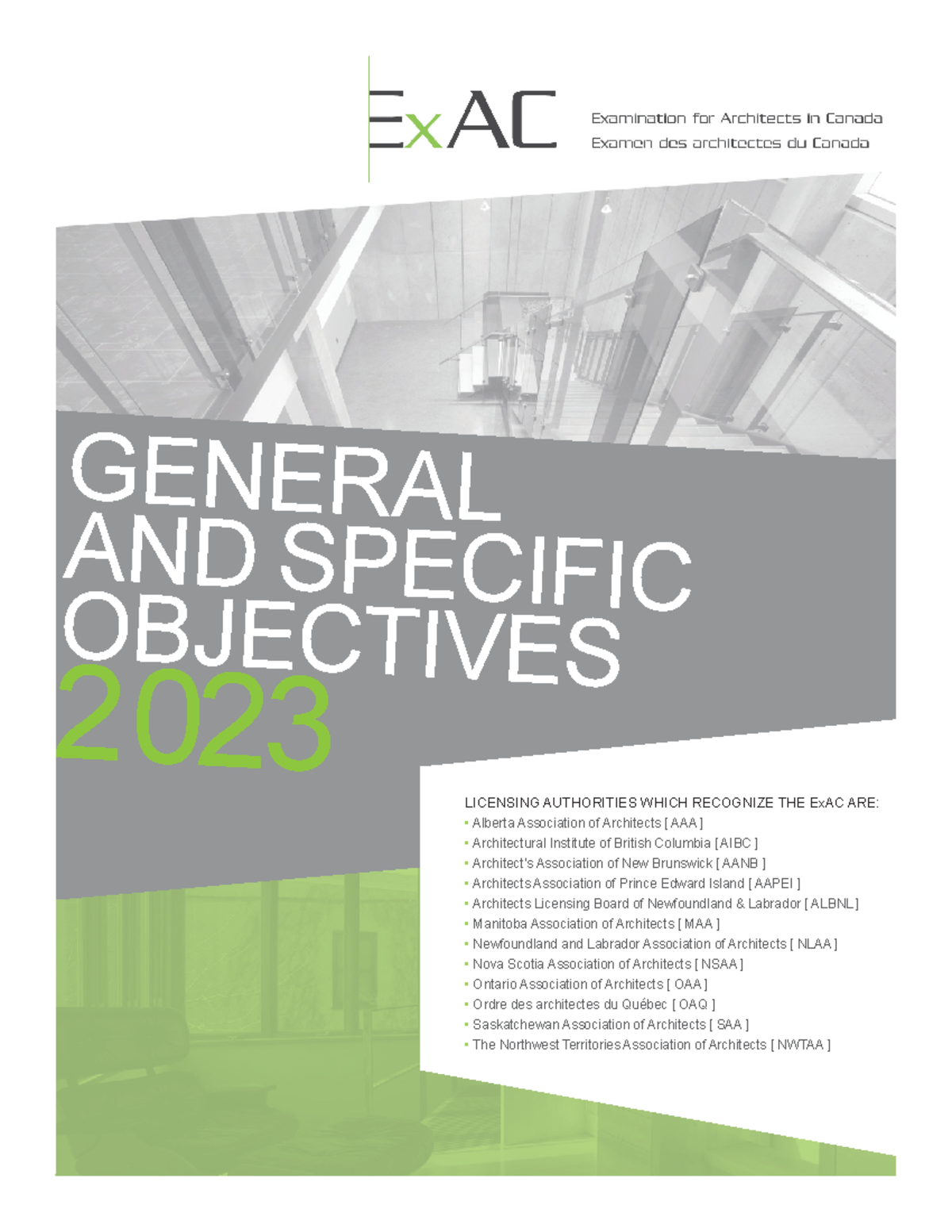 1. Objectives 2023 Summary Measured architecture drawing LICENSING