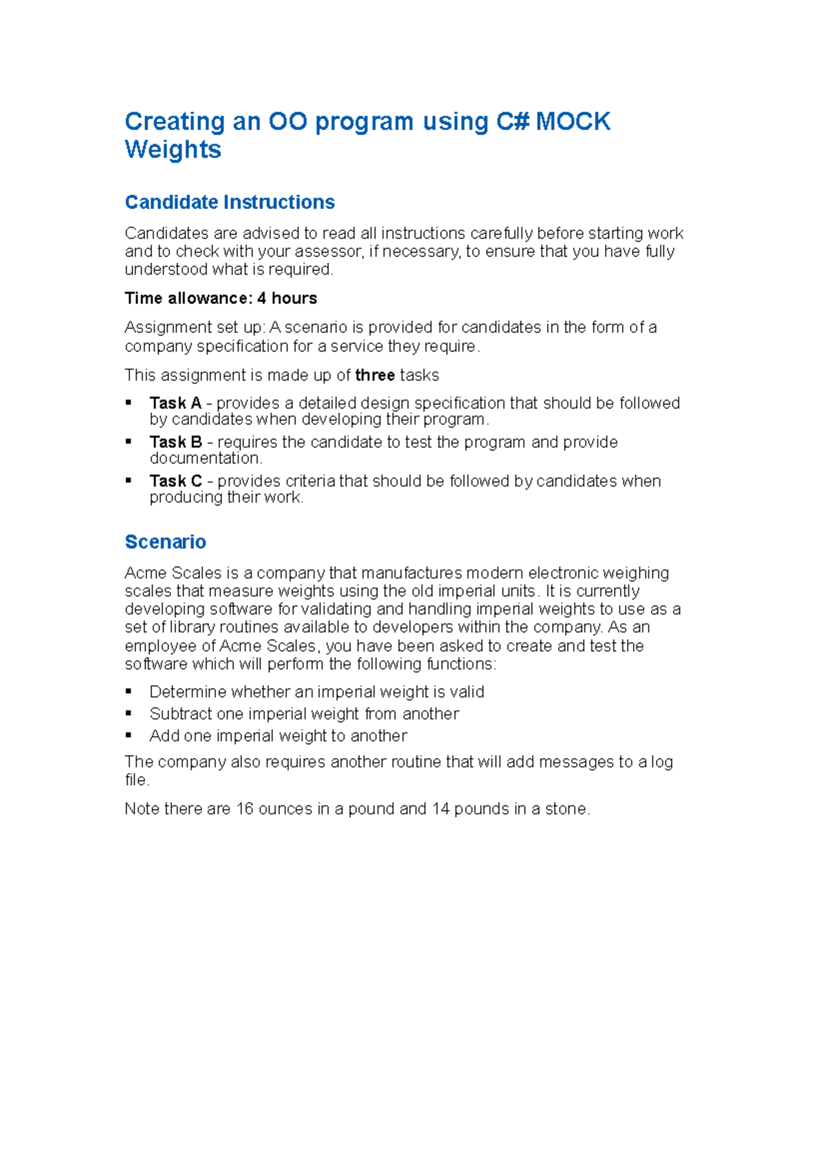 Sample/practice exam 13 September 2017, questions and answers ...