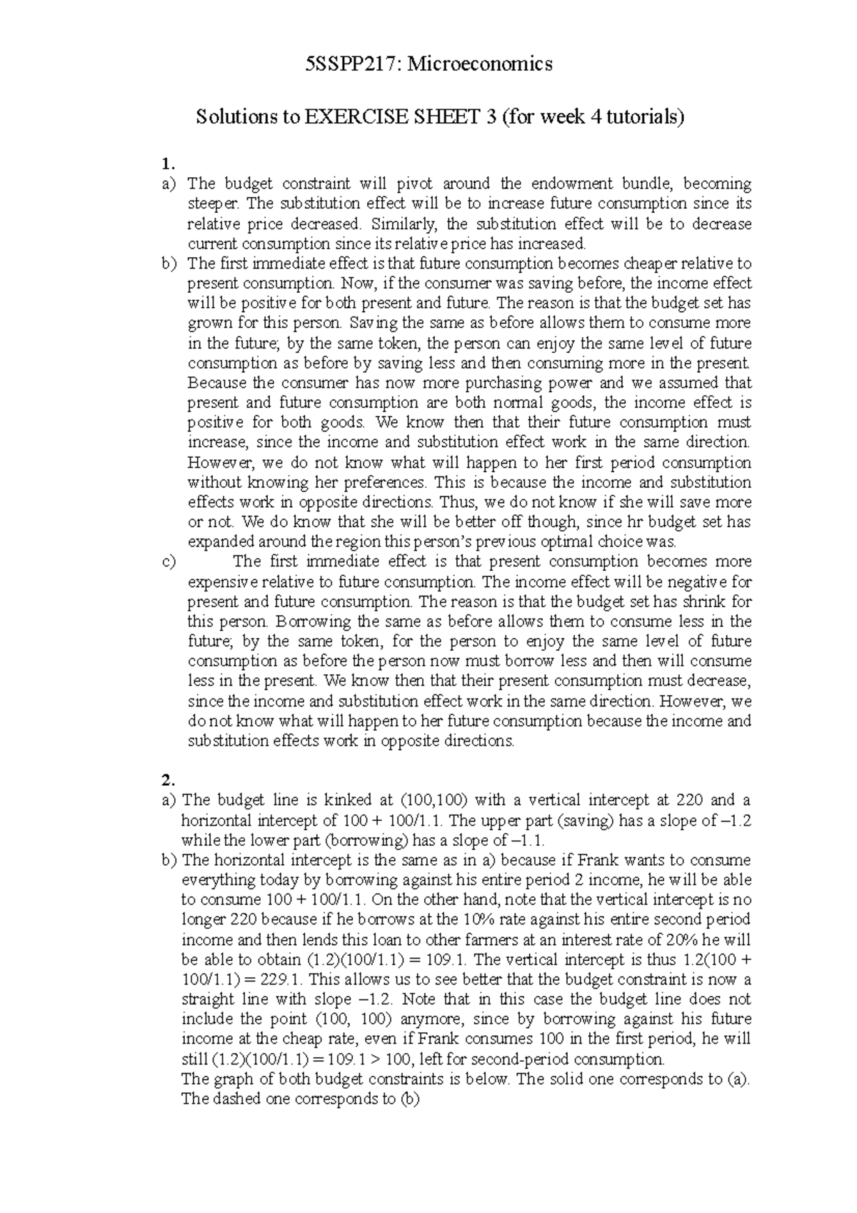 Solutions sheet 3 22-23 - Solutions to EXERCISE SHEET 3 (for week 4 ...