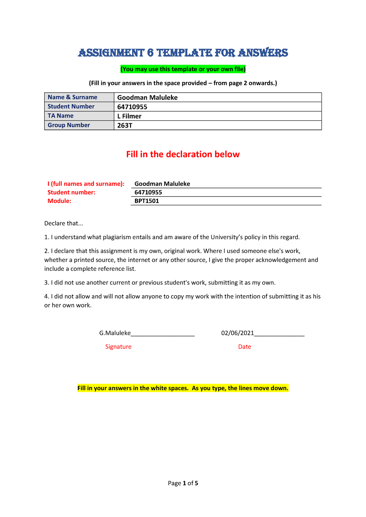 06 07 assignment instructions