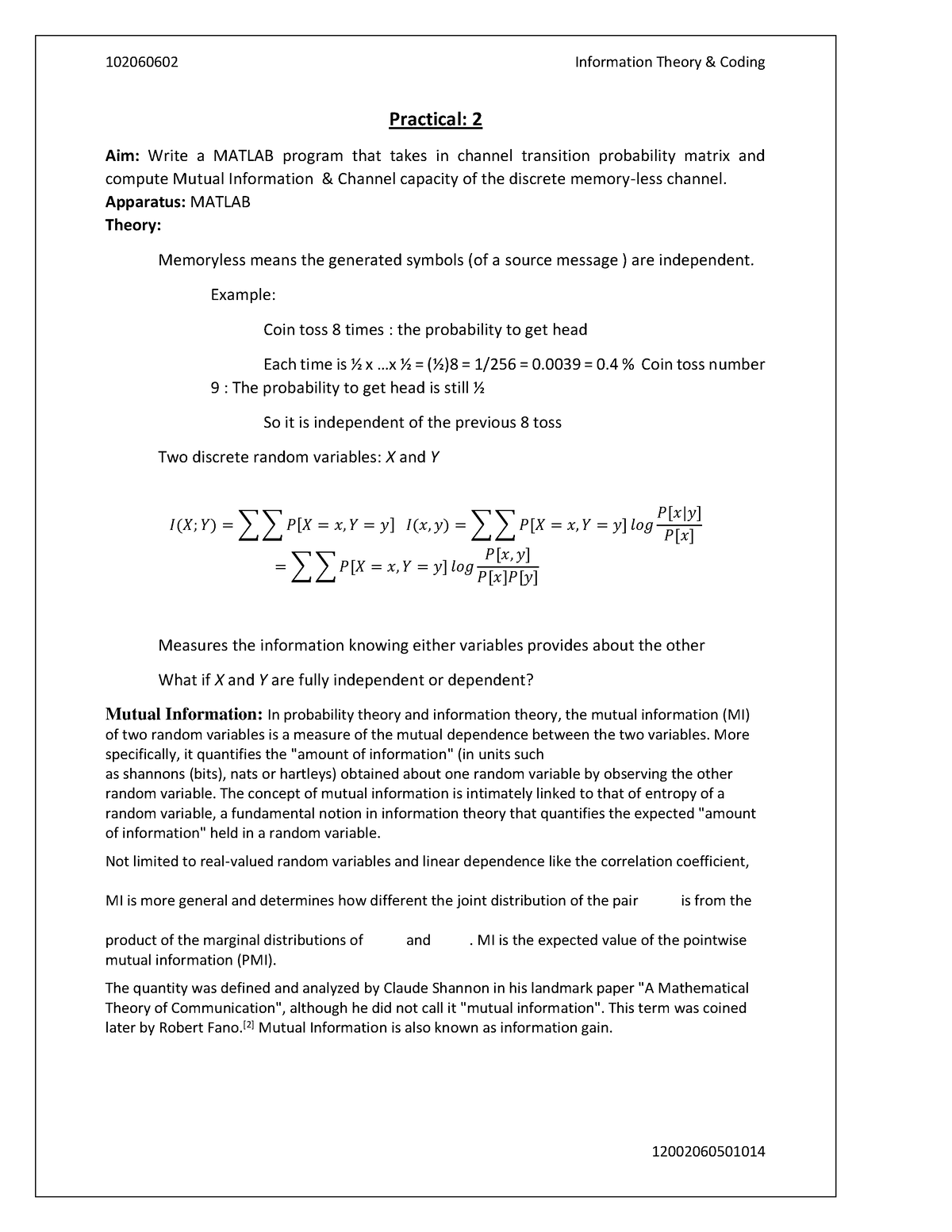 practical-2-exam-102060602-information-theory-coding