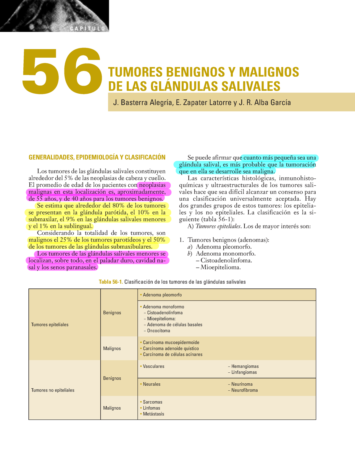 Tumores DE LA Parotida - Apuntes - 56 TUMORES BENIGNOS Y MALIGNOS DE ...