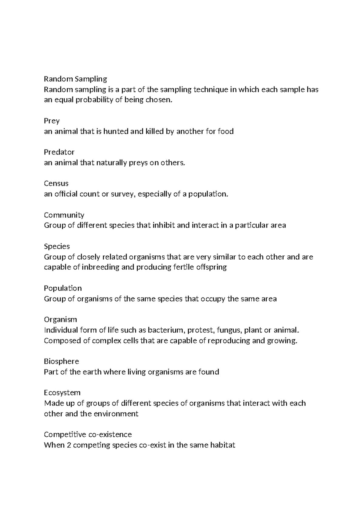 Definitions - Random Sampling Random sampling is a part of the sampling ...