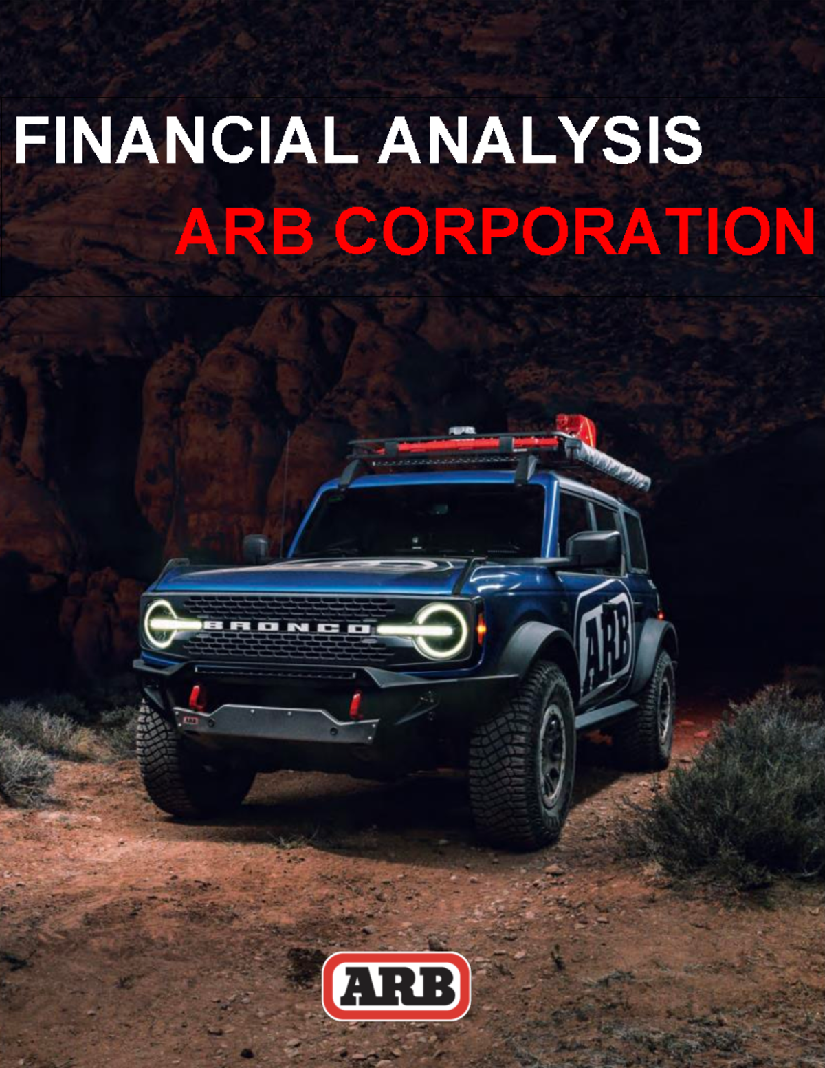 ABR Corporation assignment - FINANCIAL ANALYSIS ARB CORPORATION ...