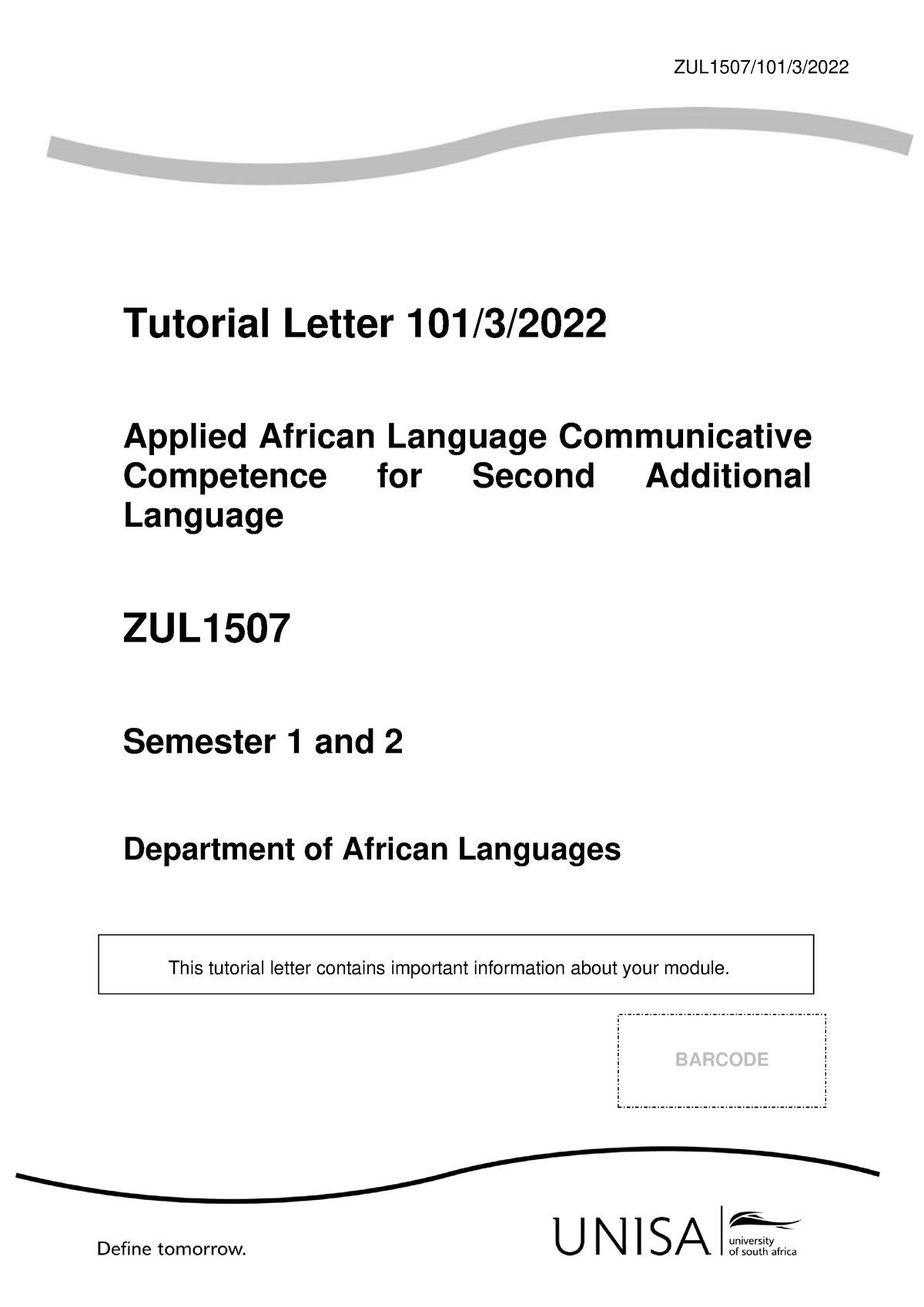 what does assignment mean in zulu