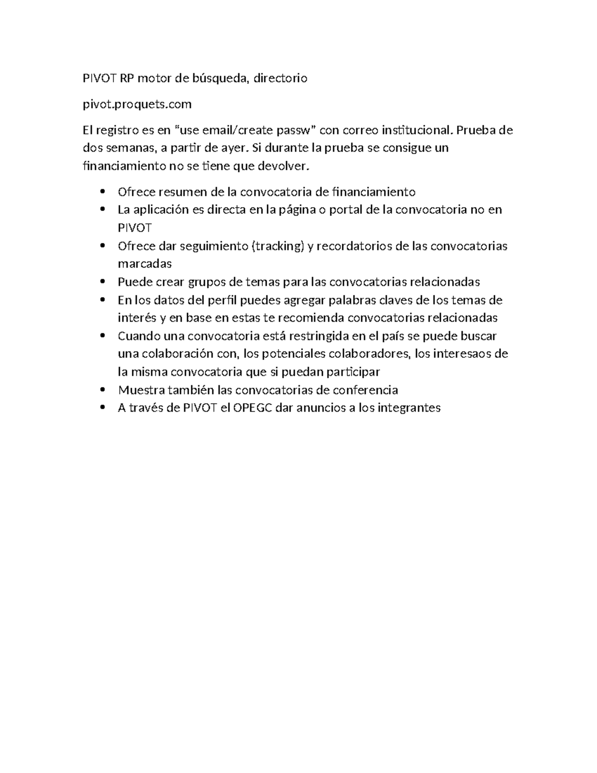 Pivot RP motor de búsqueda - PIVOT RP motor de búsqueda, directorio ...
