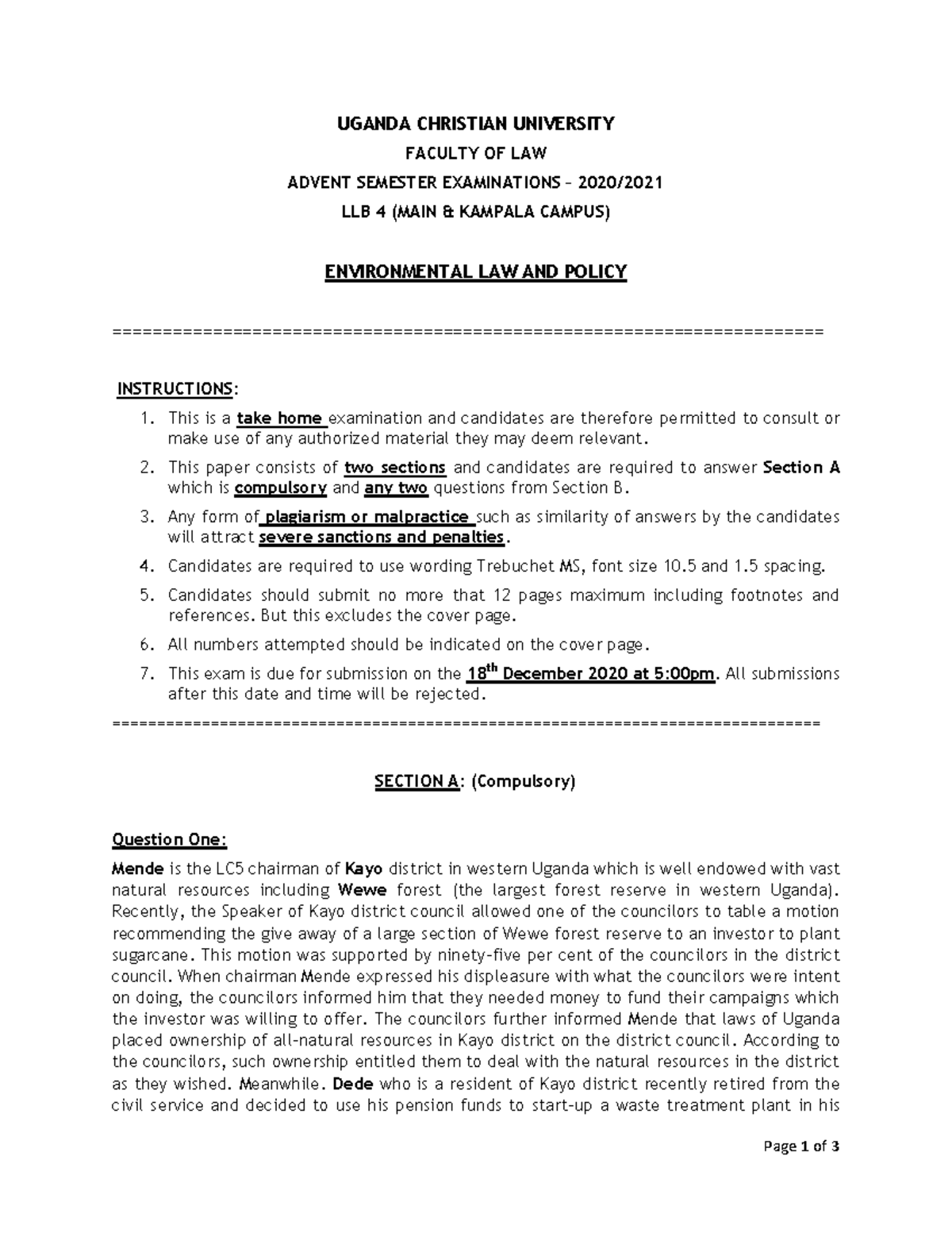 environmental-law-and-policy-exam-2020-advent-semester-contract-law