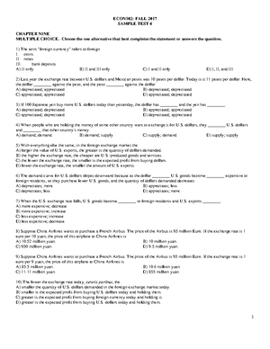 Practice Questions Chapter 3 - Practice Question, Chapter 3 , Supply ...