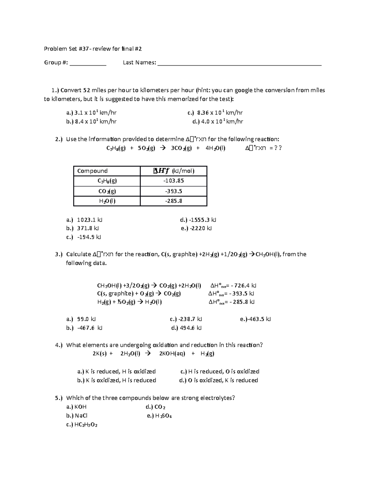 Problem+Set+%2337 - Problem Set #37- review for final # Group ...