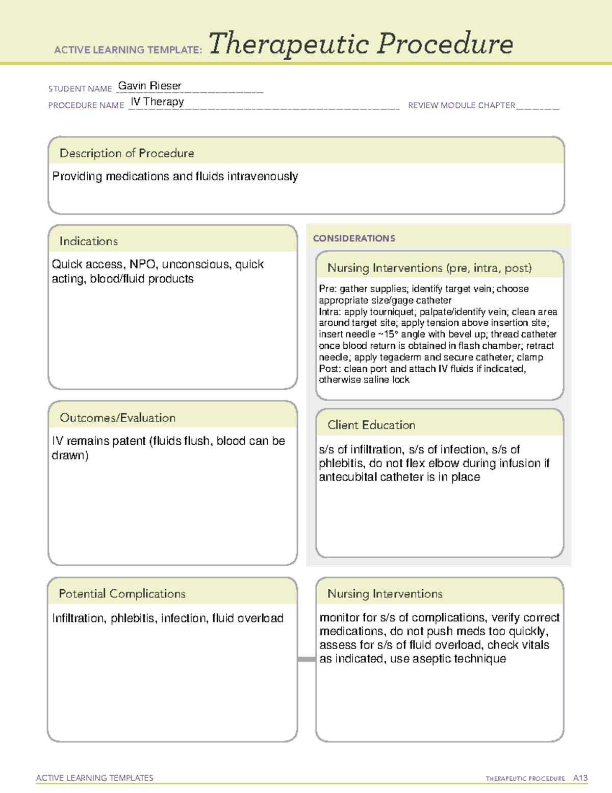 Ati Active Learning Template