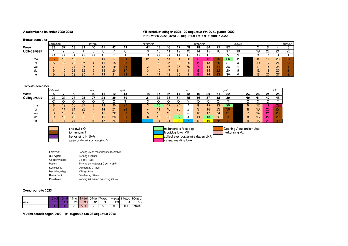 Academischekalenderuva20222023 v230331 Academische kalender 2022