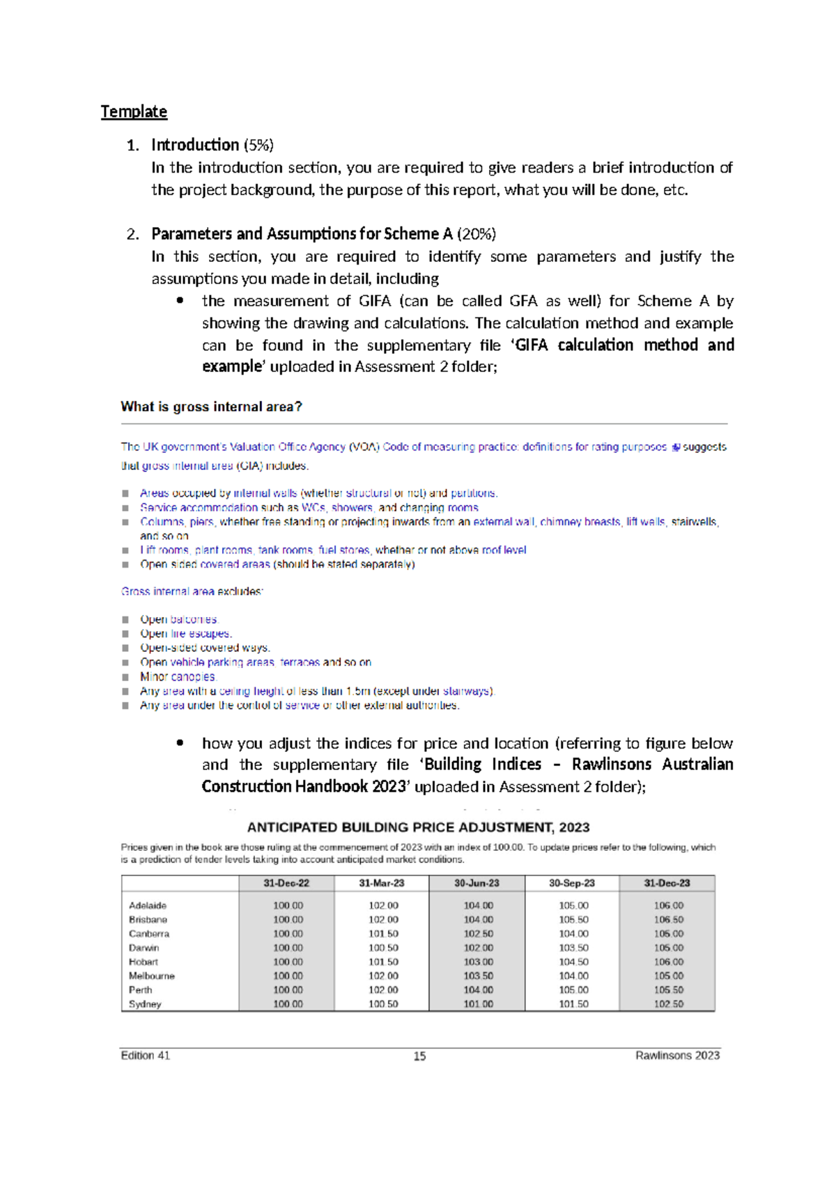 Assessment 2 - Assignment 2 in complete - Template 1. Introduction (5% ...