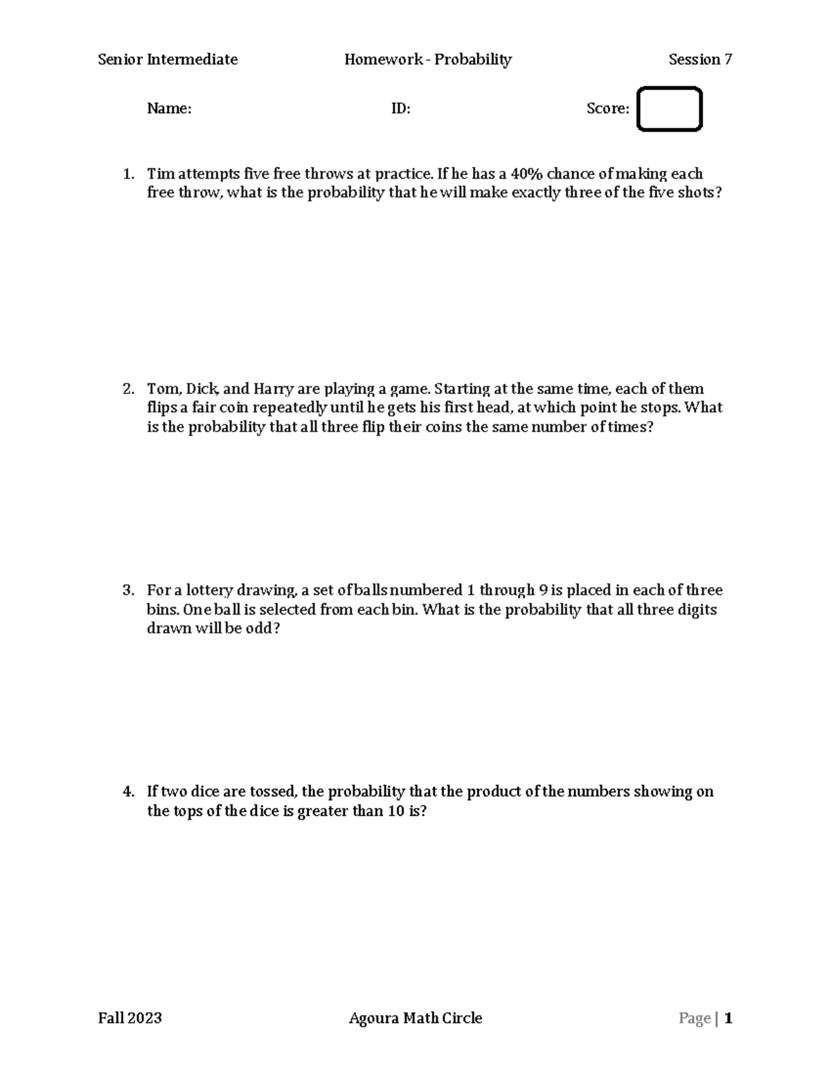 Fall2023 Senior Intermediate Session 7 Home Work Senior Intermediate