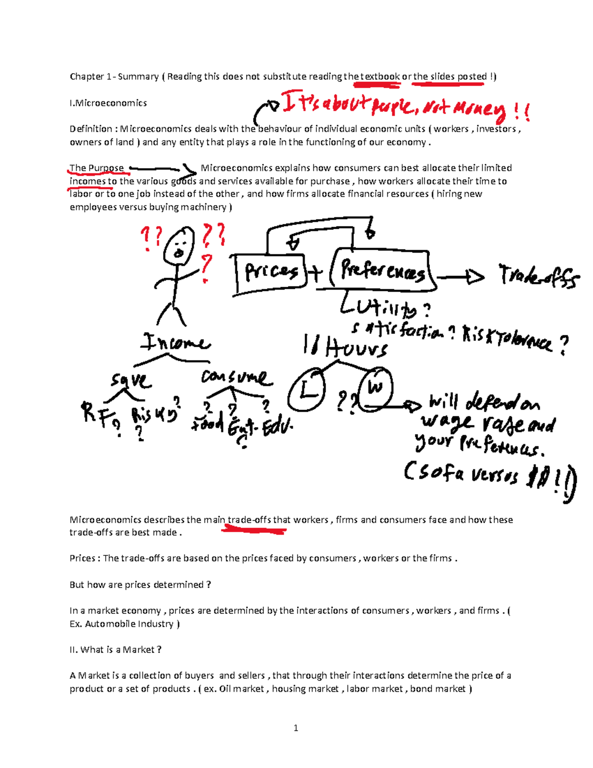 Chapter 1 Summary 2 - Lecture Note - Chapter 1- Summary ( Reading This ...