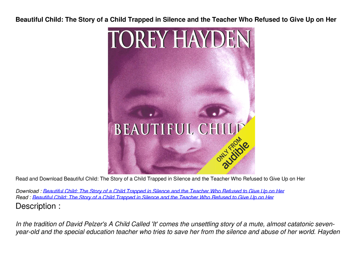 Get [PDF] Download Beautiful Child: The Story Of A Child Trapped In ...