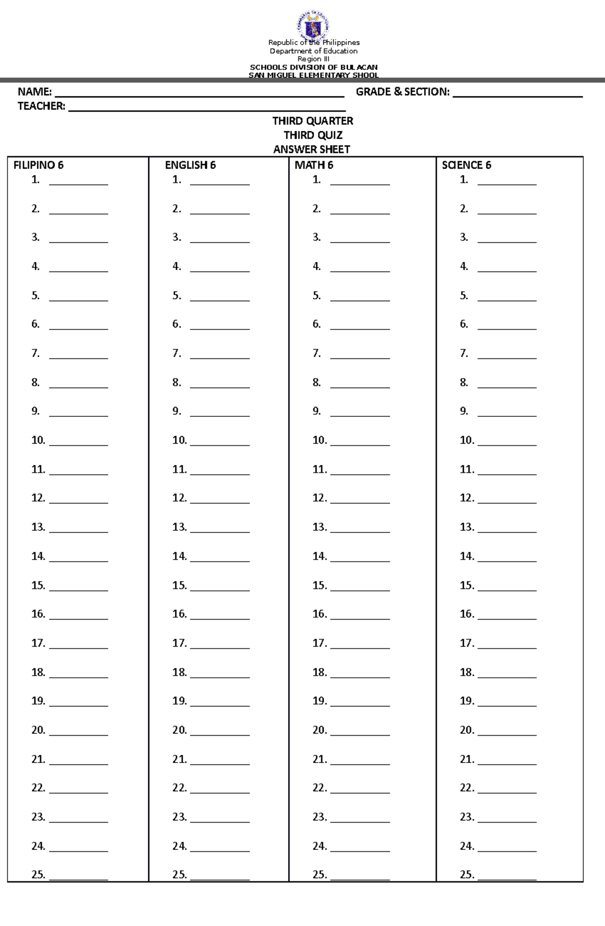 Answer-sheet-quiz Answer-sheet-quiz Answer-sheet-quiz - Republic of the ...