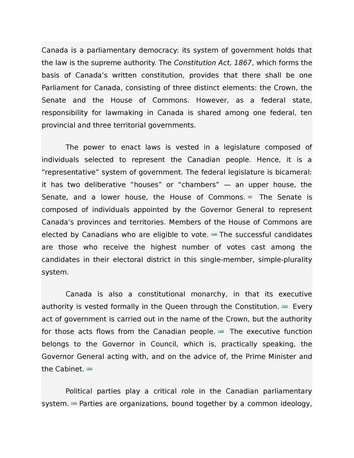 document-17-assignment-canada-is-a-parliamentary-democracy-its