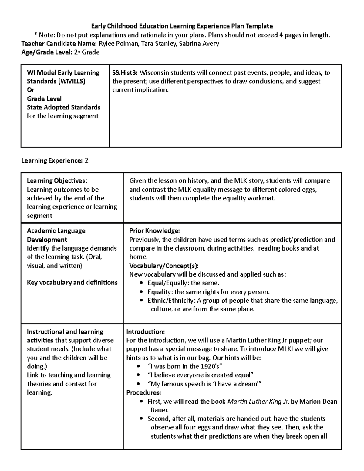 edtpa-2nd-grade-social-studies-learning-experience-early-childhood