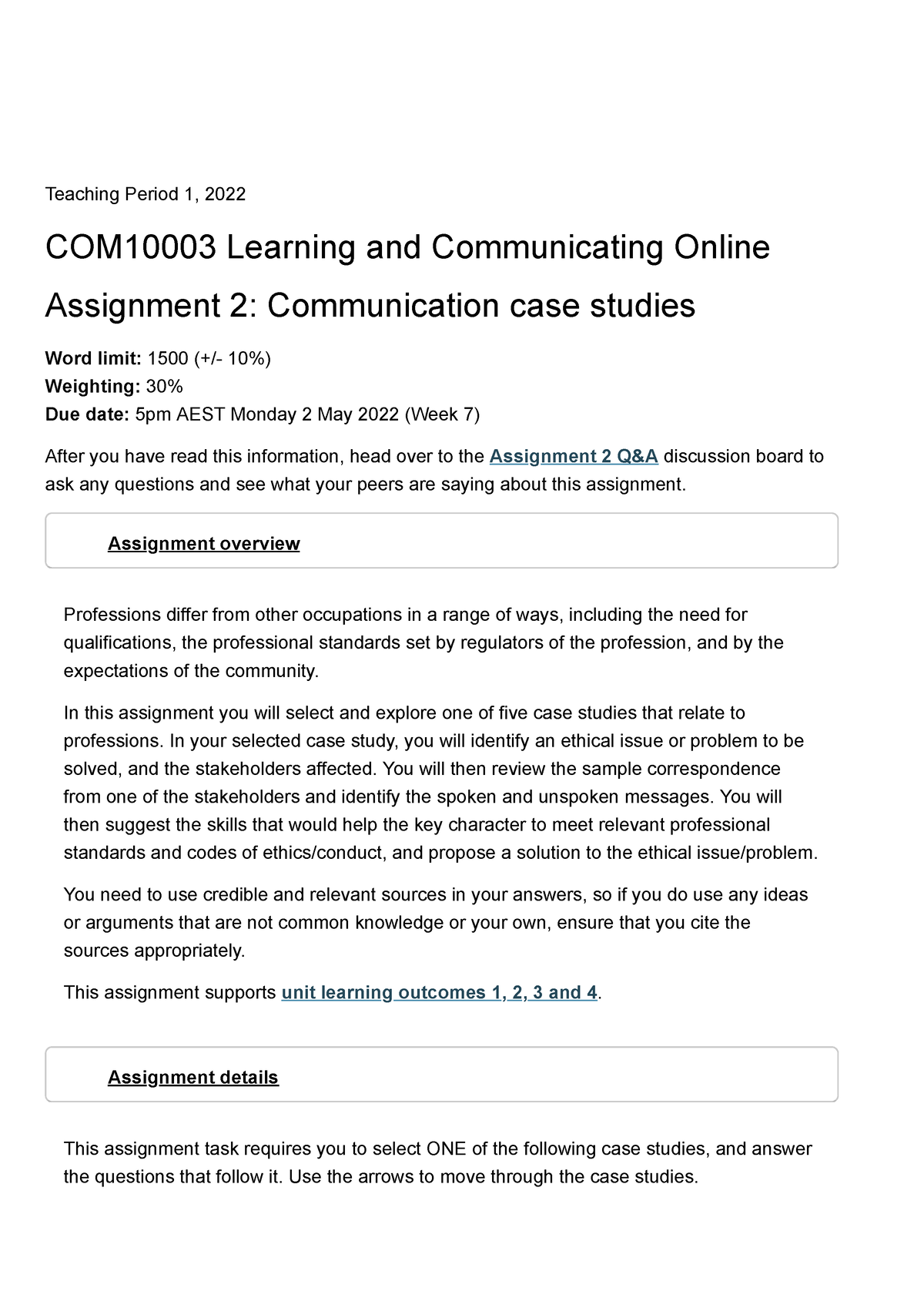 case study on effective communication pdf