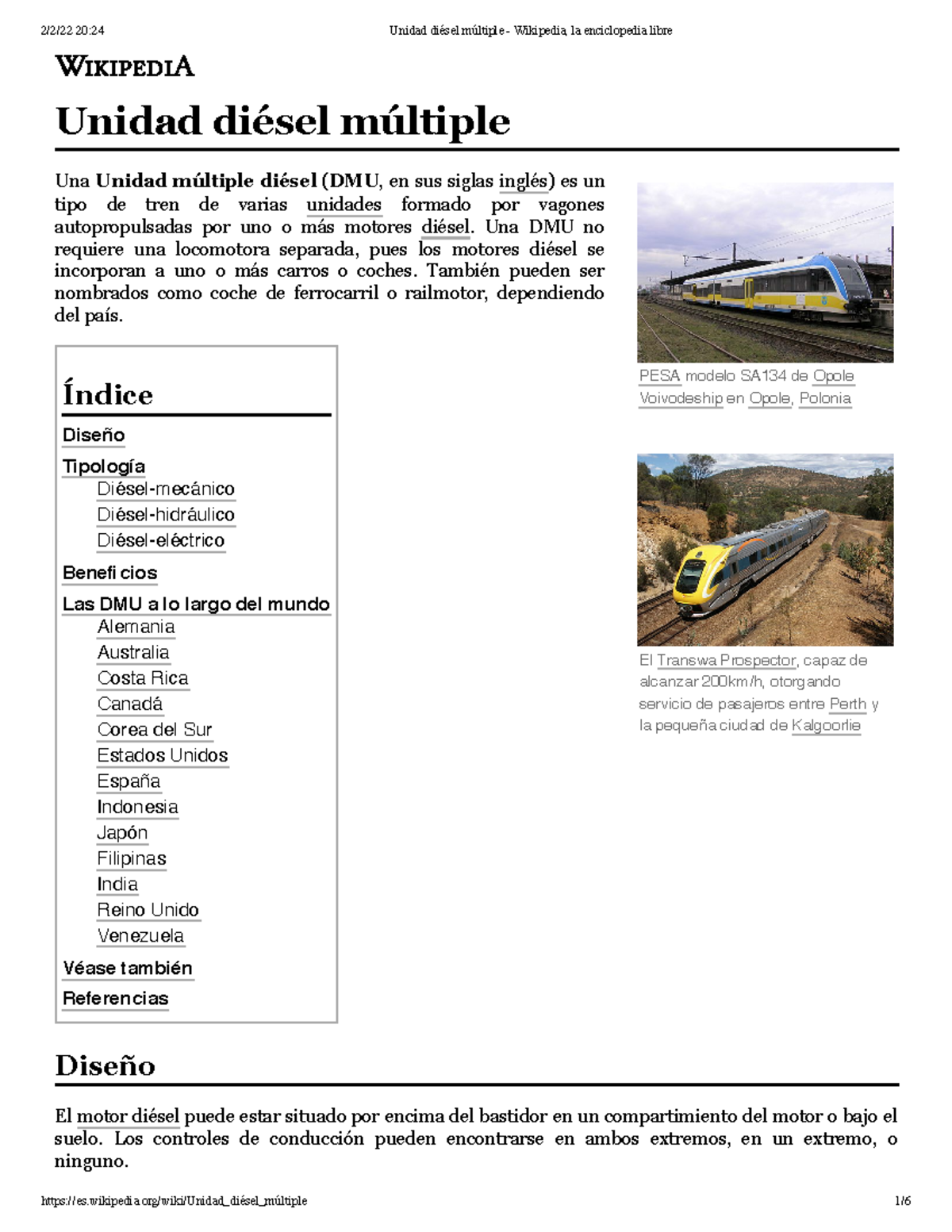 Unidad diésel múltiple PESA modelo SA134 de Opole Voivodeship en