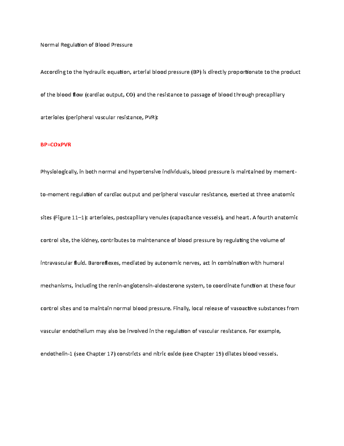 etiology-of-hypertension-normal-regulation-of-blood-pressure