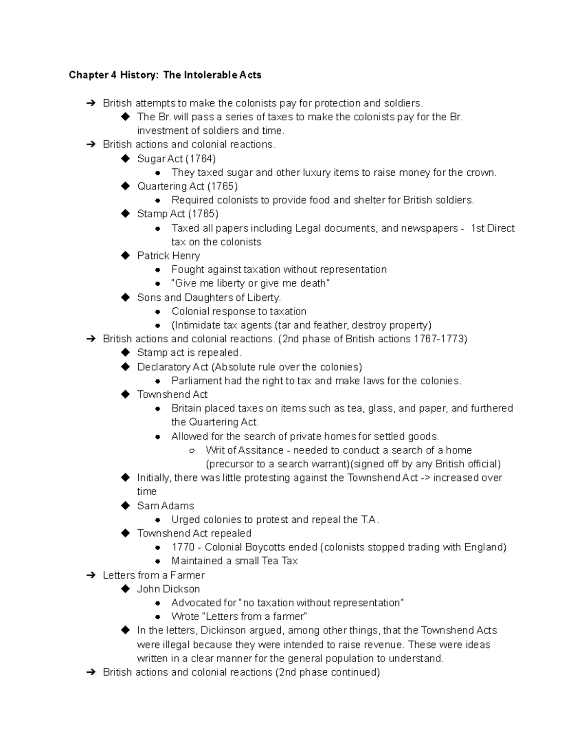 chapter-4-history-notes-chapter-4-history-the-intolerable-acts