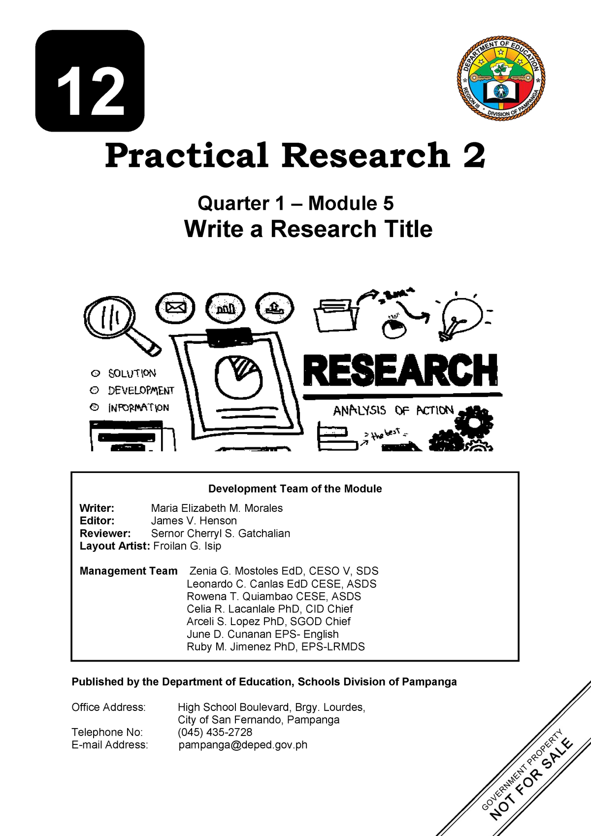 writing a research title module