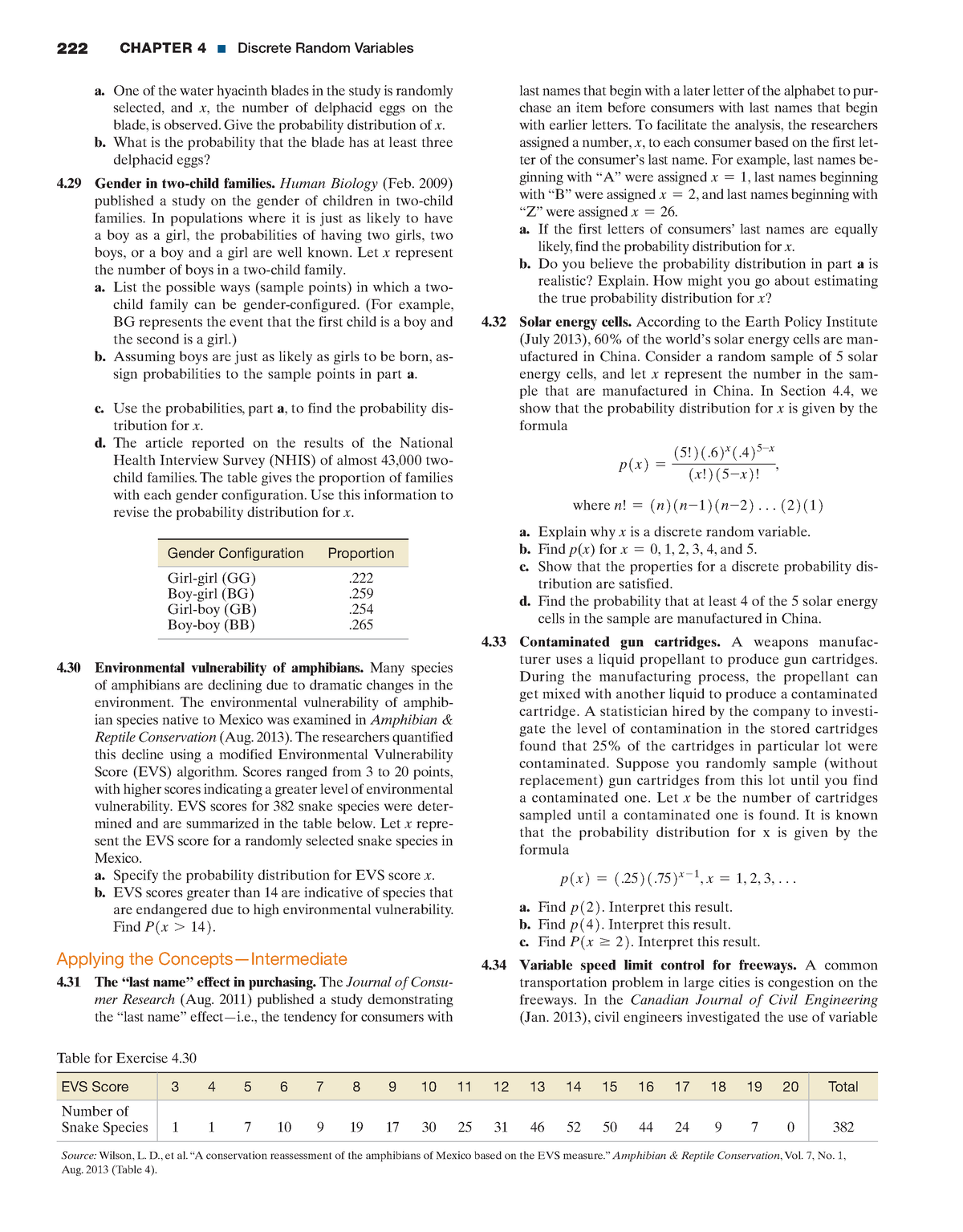 Statistics-75 - N/A - 222 CHAPTER 4 Discrete Random Variables last ...