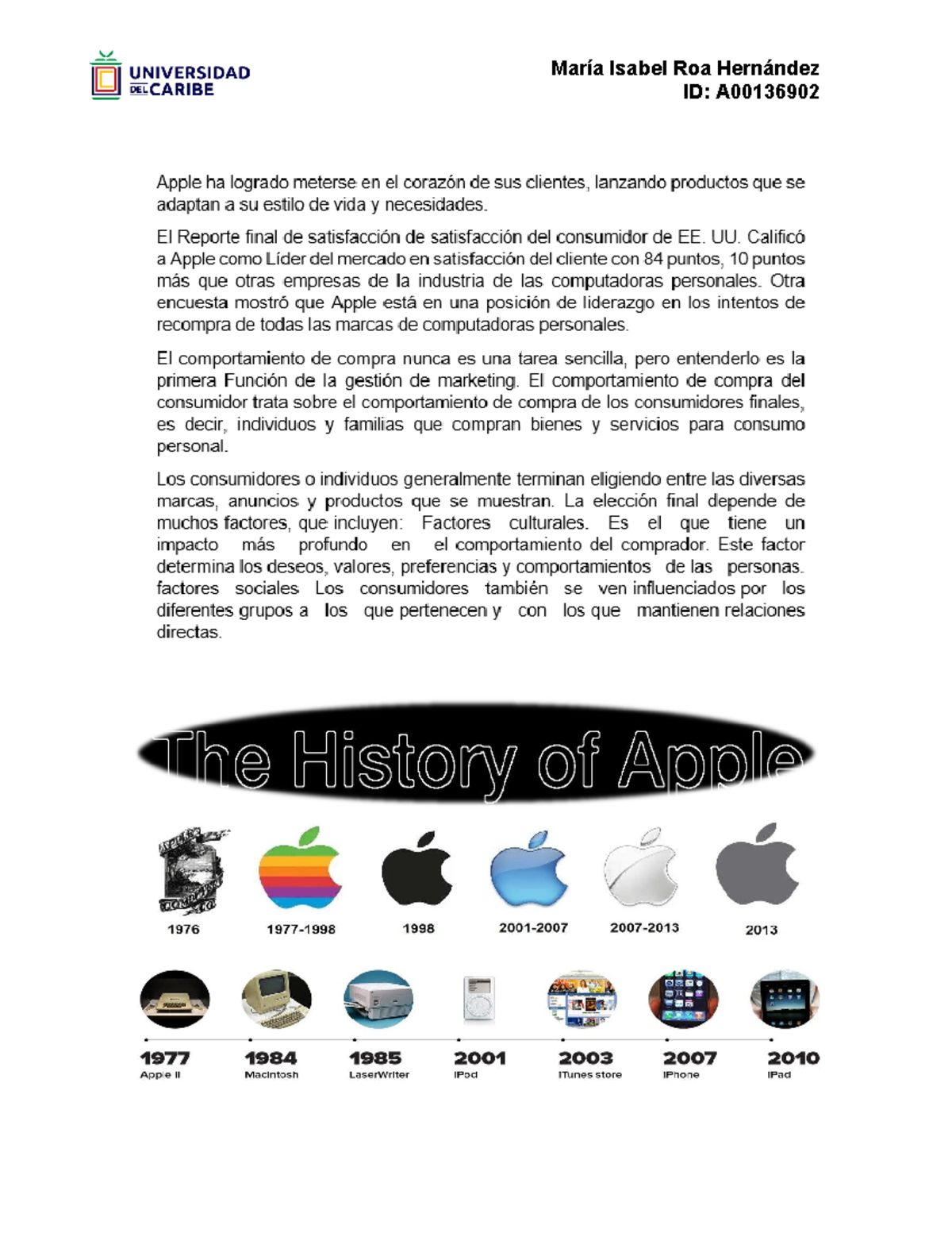 Roa hernandez-Maria Isabel-Apple - Mercadotecnia - María Isabel Roa ...