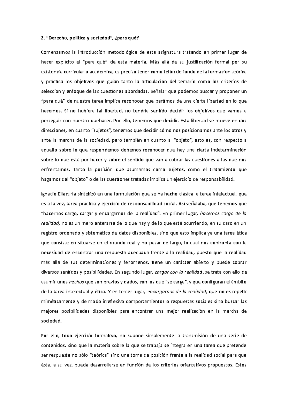 Tema 1 - Apuntes 1 - 2. y Comenzamos la de esta asignatura tratando en ...
