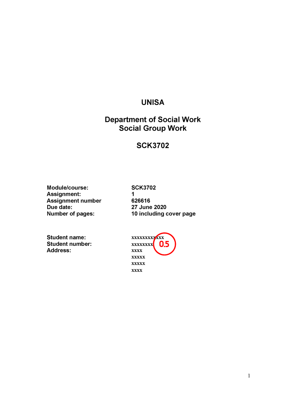 how to write a unisa assignment