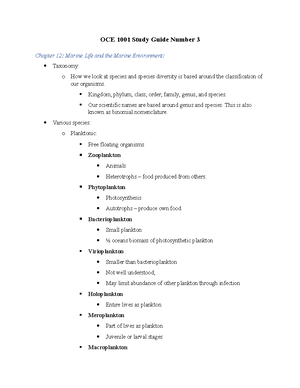 Oceanography Exam 1 Study Guide - Oceanography Exam 1 Study Guide ...