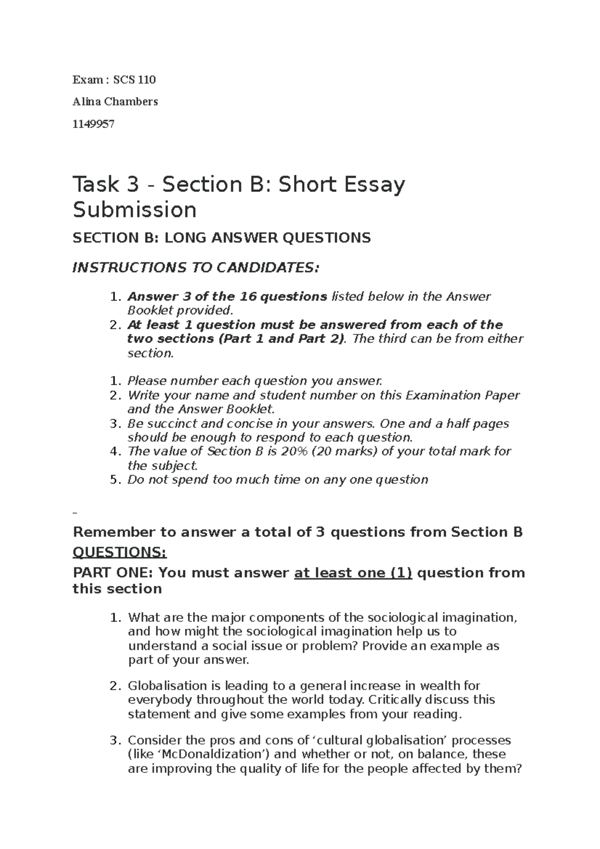 Usc Language Placement Exam - bg254wv