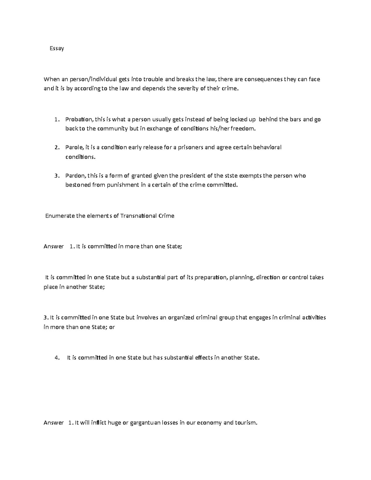 Essays CDI AND LEA - A help for an essay from CDI andEA - Essay When an ...