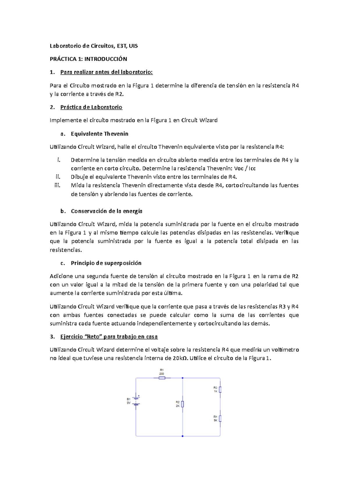 Laboratorio Circuitos 2 Practica 01 - Laboratorio De Circuitos, E3T ...