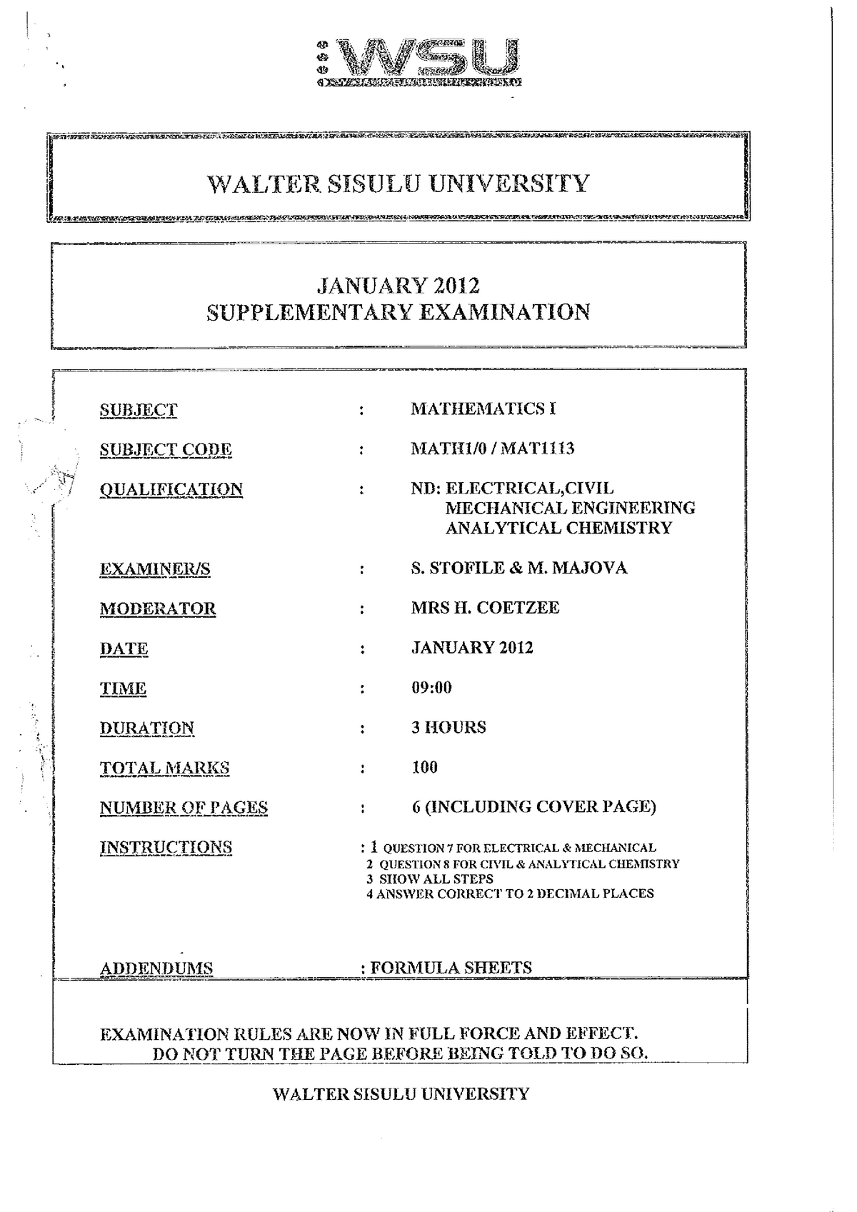 mathematics m coursework sem 3