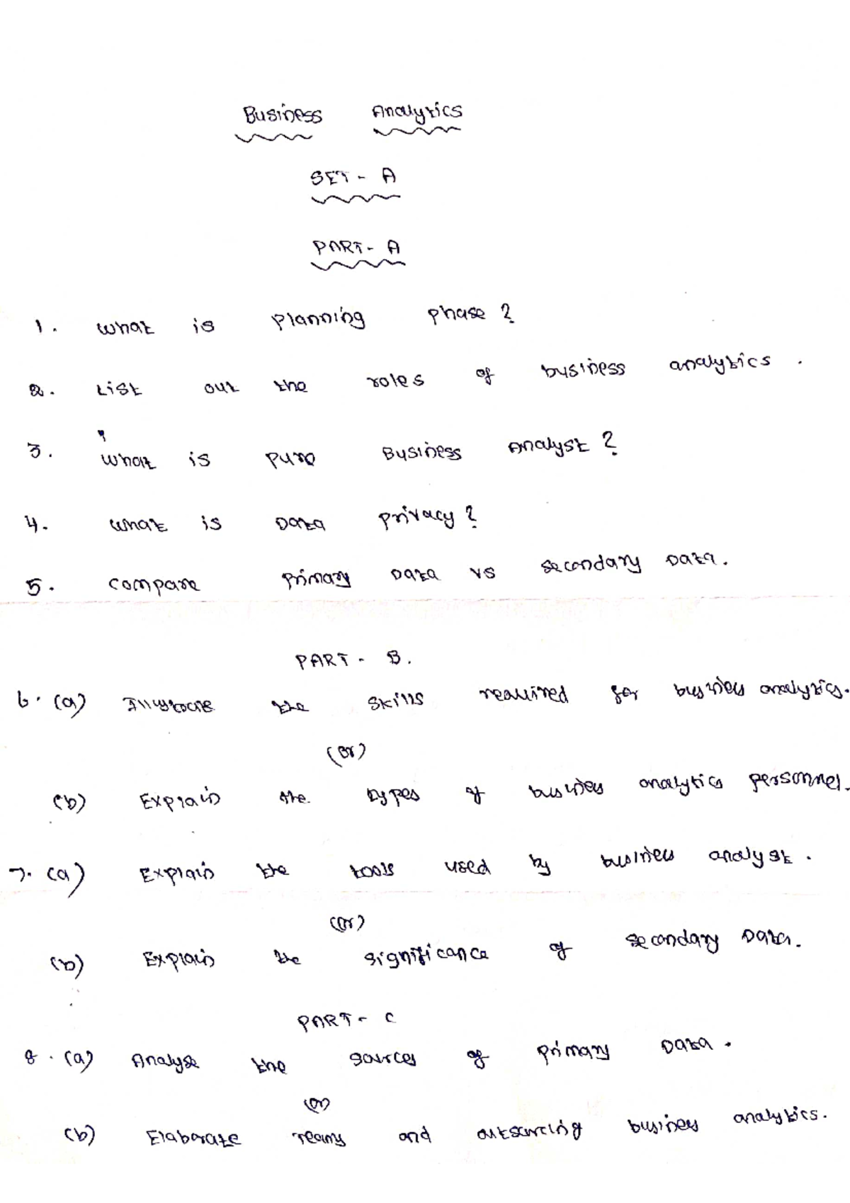 BA Set A Unit Test 2 - Business Management HL - Studocu