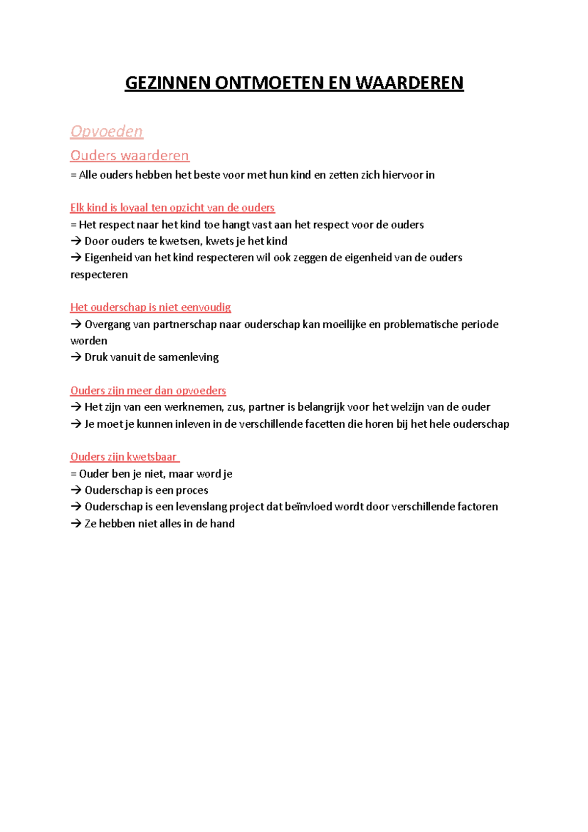 Gezinnen Ontmoeten EN Waarderen - GEZINNEN ONTMOETEN EN WAARDEREN ...