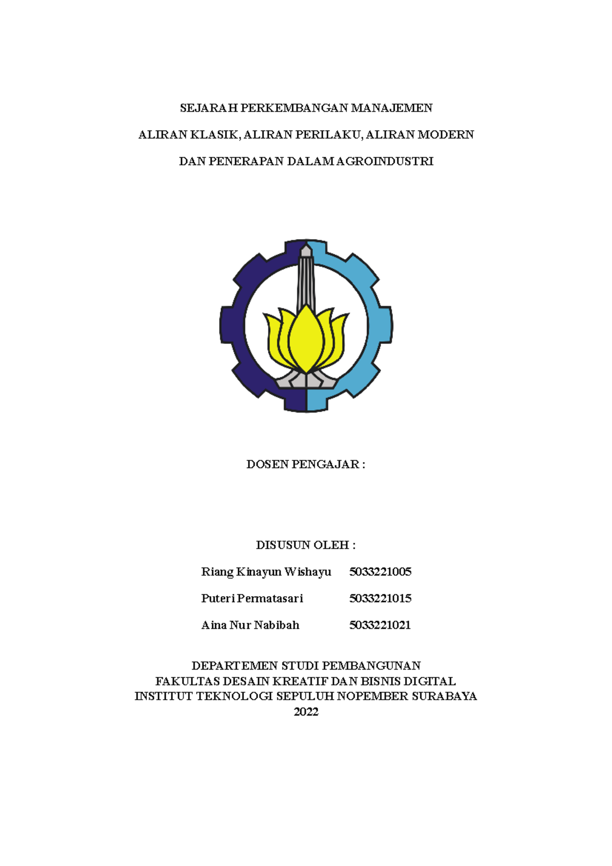 Sejarah Perkembangan Manajemen-FIX - SEJARAH PERKEMBANGAN MANAJEMEN ...